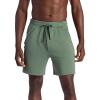 Gaiam Men’s Flow State 7” Short, Relaxed Fit, Stretch Lightweight Material(Duck Green)