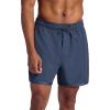 Gaiam Men’s Lunge 5” Short, Standard Fit, Stretch Lightweight Material, Moisture-Wicking(Cool Grey)