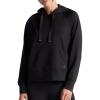 Gaiam Women’s Hudson Hoodie, Relaxed Fit, Stretch Cool Touch Fabric(Black (Tap Shoe))