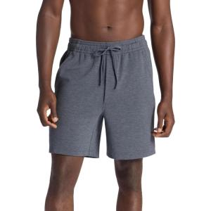 Gaiam Men’s Flow State 7” Short, Relaxed Fit, Stretch Lightweight Material(Cool Grey Heather)