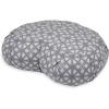 Gaiam Meditation Cushion Crescent Zafu Style Yoga Pillow