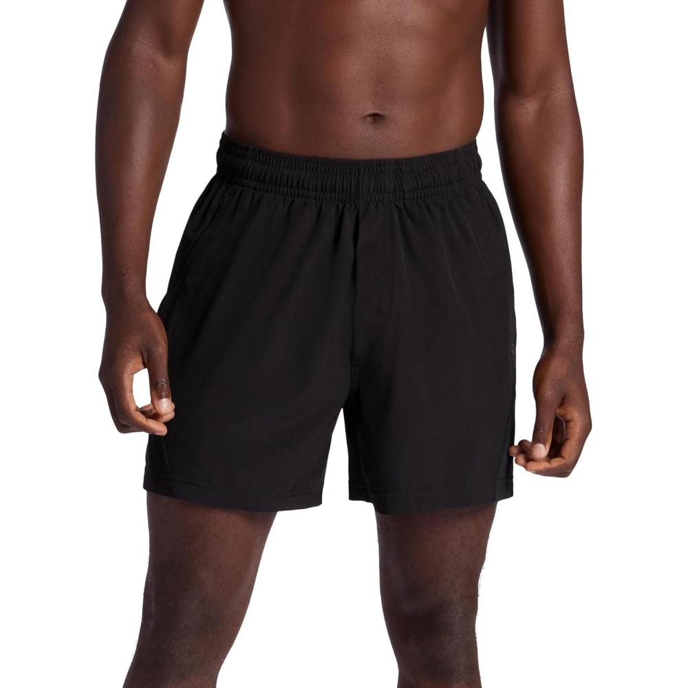 imageGaiam Mens Veda Short Standard Fit Stretch Lightweight Material MoistureWickingBlack 5 Inseam