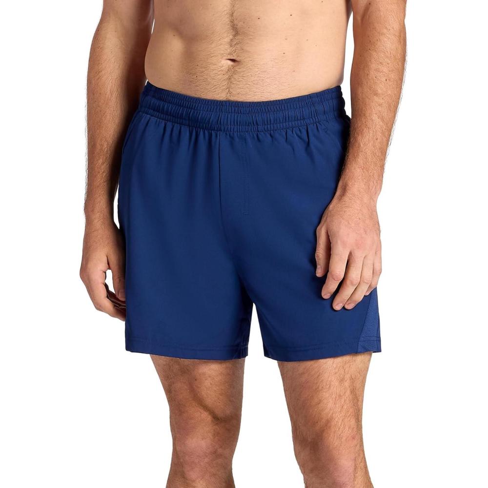 imageGaiam Mens Veda Short Standard Fit Stretch Lightweight Material MoistureWickingMedieval Blue  5 Inseam