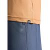 Gaiam Men’s Everyday Basic Crewneck Top, Standard Fit, Stretch Midweight Material(Biscuit)