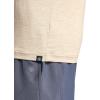 Gaiam Men’s Everyday Basic Crewneck Top, Standard Fit, Stretch Midweight Material(Brown)