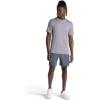 Gaiam Men’s Everyday Basic Crewneck Top, Standard Fit, Stretch Midweight Material(Sleet)