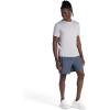 Gaiam Men’s Everyday Basic Crewneck Top, Standard Fit, Stretch Midweight Material(Sleet Heather)