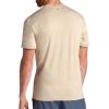 Gaiam Men’s Everyday Basic Crewneck Top, Standard Fit, Stretch Midweight Material(Tan)