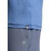 Gaiam Men’s Everyday Basic Crewneck Top, Standard Fit, Stretch Midweight Material(True Navy Heather)