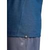 Gaiam Men’s Long Sleeve Crewneck Top, Standard Fit, Stretch Midweight Material(Blue Wing Teal Heather – Intent)