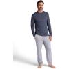 Gaiam Men’s Long Sleeve Crewneck Top, Standard Fit, Stretch Midweight Material(Cool Grey Heather – Bliss Balance)
