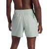 Gaiam Men’s Veda Short, Standard Fit, Stretch Lightweight Material, Moisture-Wicking(Dusty Green – 5″ Inseam)