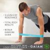 Gaiam Restore Mini Resistance Loop Bands – 5 Pack Booty Bands with 5 Resistance Levels – Loop Resistance Bands for Exercise and Rehab – Includes Guide and Carry Bag