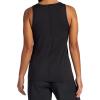 Gaiam Women’s Relax Crewneck Tank Top, Relaxed Fit, Stretch Midweight Material(Black (Tap Shoe))