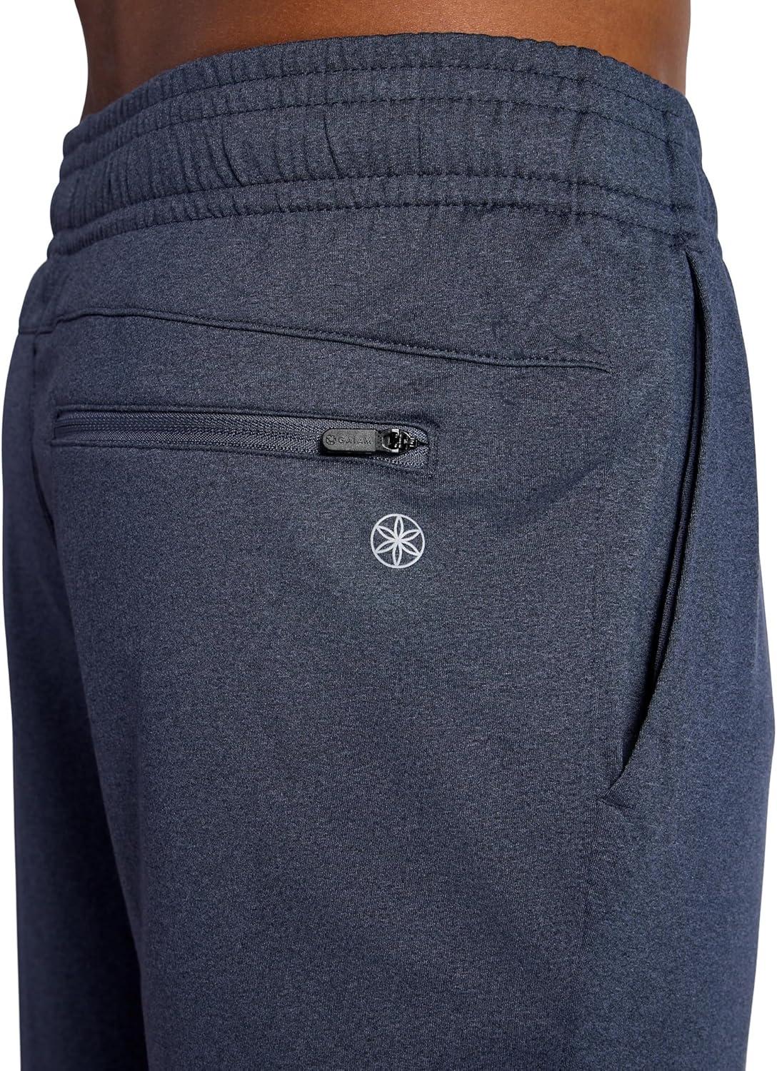 imageGaiam Mens Restorative Pant 31 Inseam Stretch Midweight MaterialCool Grey Heather