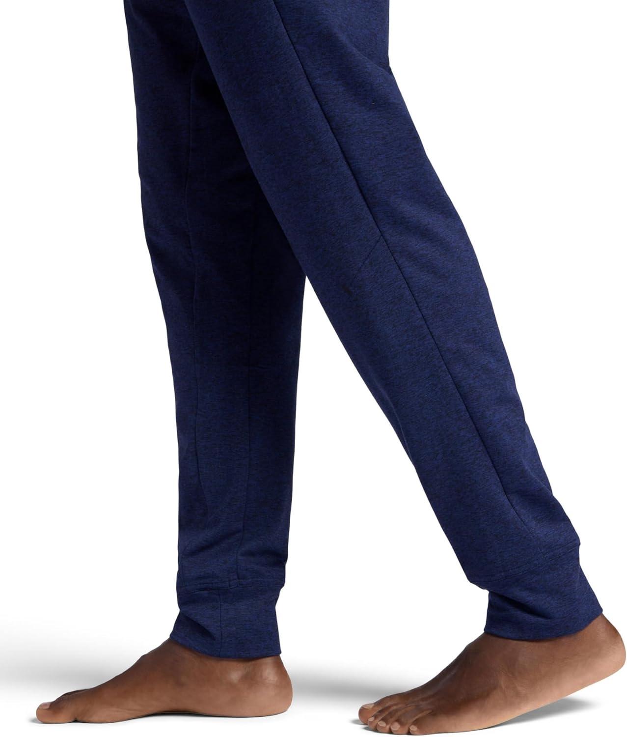 imageGaiam Mens Inner Strength Jogger Standard Fit 30 Inseam Stretch Midweight MaterialMedieval Blue Heather