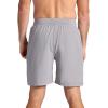 Gaiam Men’s Nomad 7” Short, Standard Fit, Stretch Lightweight Material, Moisture-Wicking(Sleet)