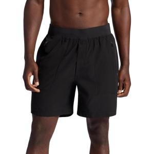 Gaiam Men’s Nomad 7” Short, Standard Fit, Stretch Lightweight Material, Moisture-Wicking(Black)