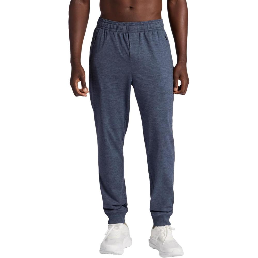 imageGaiam Mens Chill Flex Jogger Slim Fit 30 Inseam Stretch Midweight MaterialCool Grey Heather