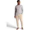 Gaiam Men’s Comfort Jogger, Relaxed Fit, 30” Inseam, Stretch Heavyweight Material(Humus)