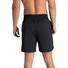 Gaiam Men’s Everyday Basic 7” Short 2.0, Relaxed Fit, Stretch Midweight Material(Black)