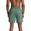 Gaiam Men’s Everyday Basic 7” Short 2.0, Relaxed Fit, Stretch Midweight Material(Duck Green)