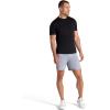 Gaiam Men’s Everyday Basic 7” Short 2.0, Relaxed Fit, Stretch Midweight Material(Sleet)
