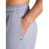 Gaiam Men’s Everyday Basic 7” Short 2.0, Relaxed Fit, Stretch Midweight Material(Sleet)