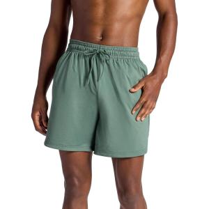 Gaiam Men’s Everyday Basic 7” Short 2.0, Relaxed Fit, Stretch Midweight Material(Duck Green)