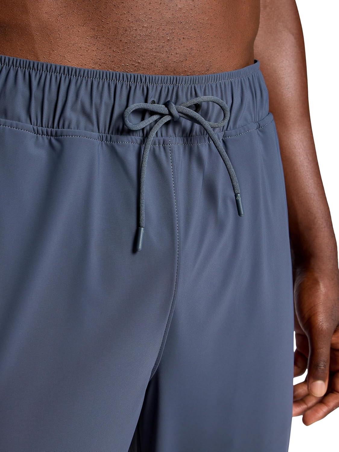 imageGaiam Mens Lotus Oblong Pant Standard Fit 31 Inseam Stretch Heavyweight Terry MaterialCool Grey