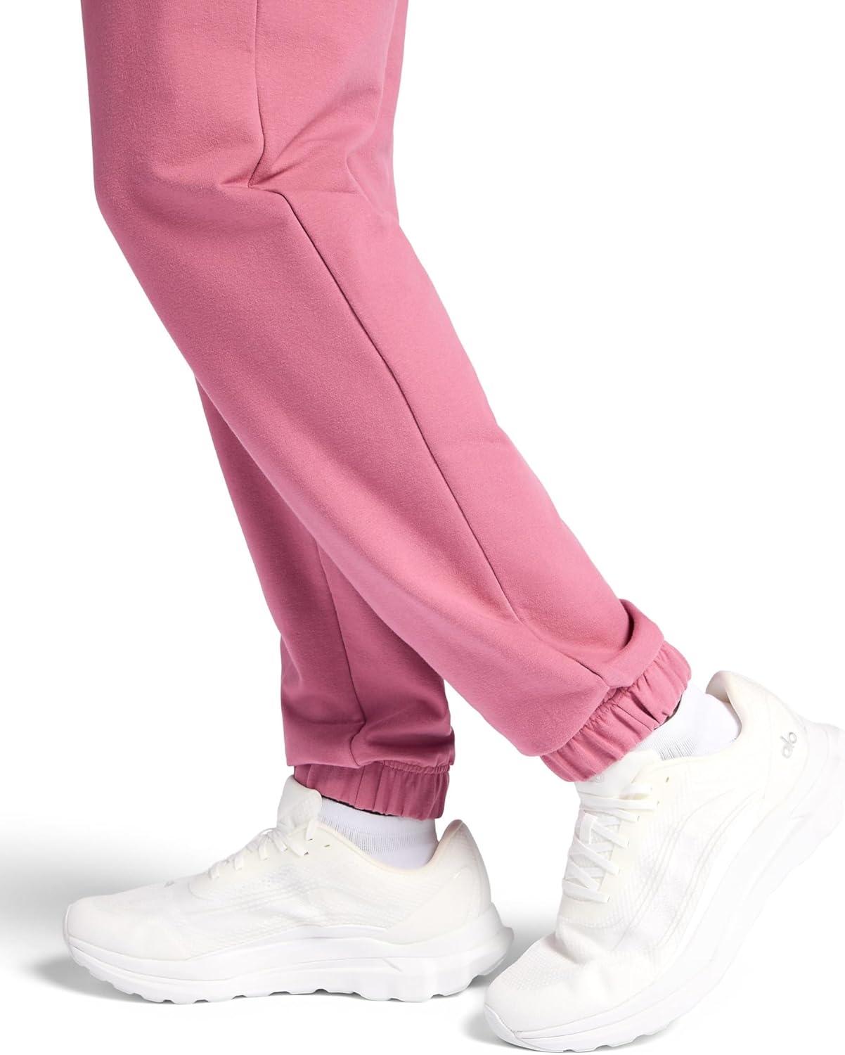 imageGaiam Mens Lotus Oblong Pant Standard Fit 31 Inseam Stretch Heavyweight Terry MaterialMesa Rose