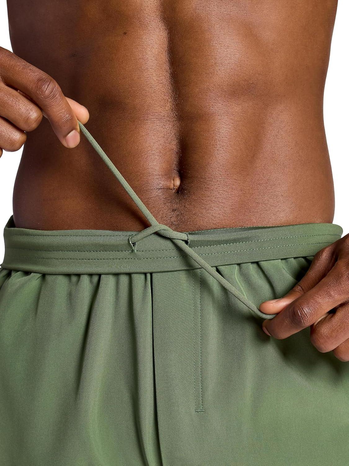 imageGaiam Mens Upside 5 Short Standard Fit Stretch Lightweight Material MoistureWickingDuck Green