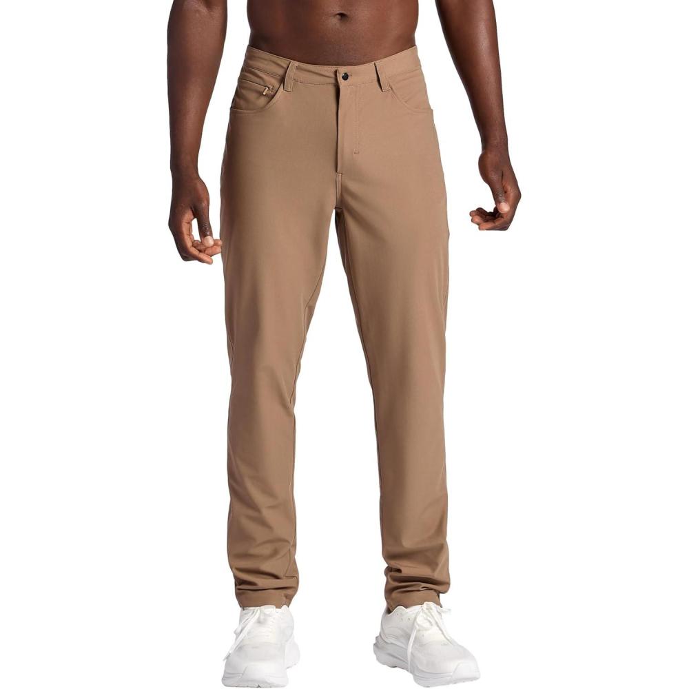 imageGaiam Mens Commuter Pant Straight Fit 30 Inseam Stretch Midweight Material MoistureWickingCaribou
