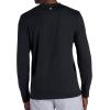 Gaiam Men’s Long Sleeve Henley Shirt, Standard Fit, Stretch Midweight Material(Black – Commuter)