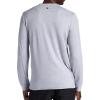 Gaiam Men’s Long Sleeve Henley Shirt, Standard Fit, Stretch Midweight Material(Sleet Heather – Commuter)