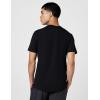 Gaiam Men’s Zen Vent Short Sleeve Crewneck T-Shirt, Standard Fit, Stretch Midweight Material(Black)