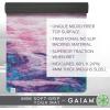 Gaiam Soft-Grip Yoga Mat – Microfiber Towel Top with Rubber Backing Dual-Sided Yoga & Exercise Mat for Hot Yoga, Sunset