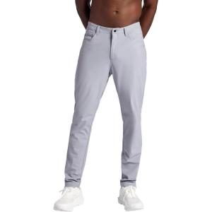 Gaiam Men’s Commuter Pant, Straight Fit, 30” Inseam, Stretch Midweight Material, Moisture-Wicking(Sleet)