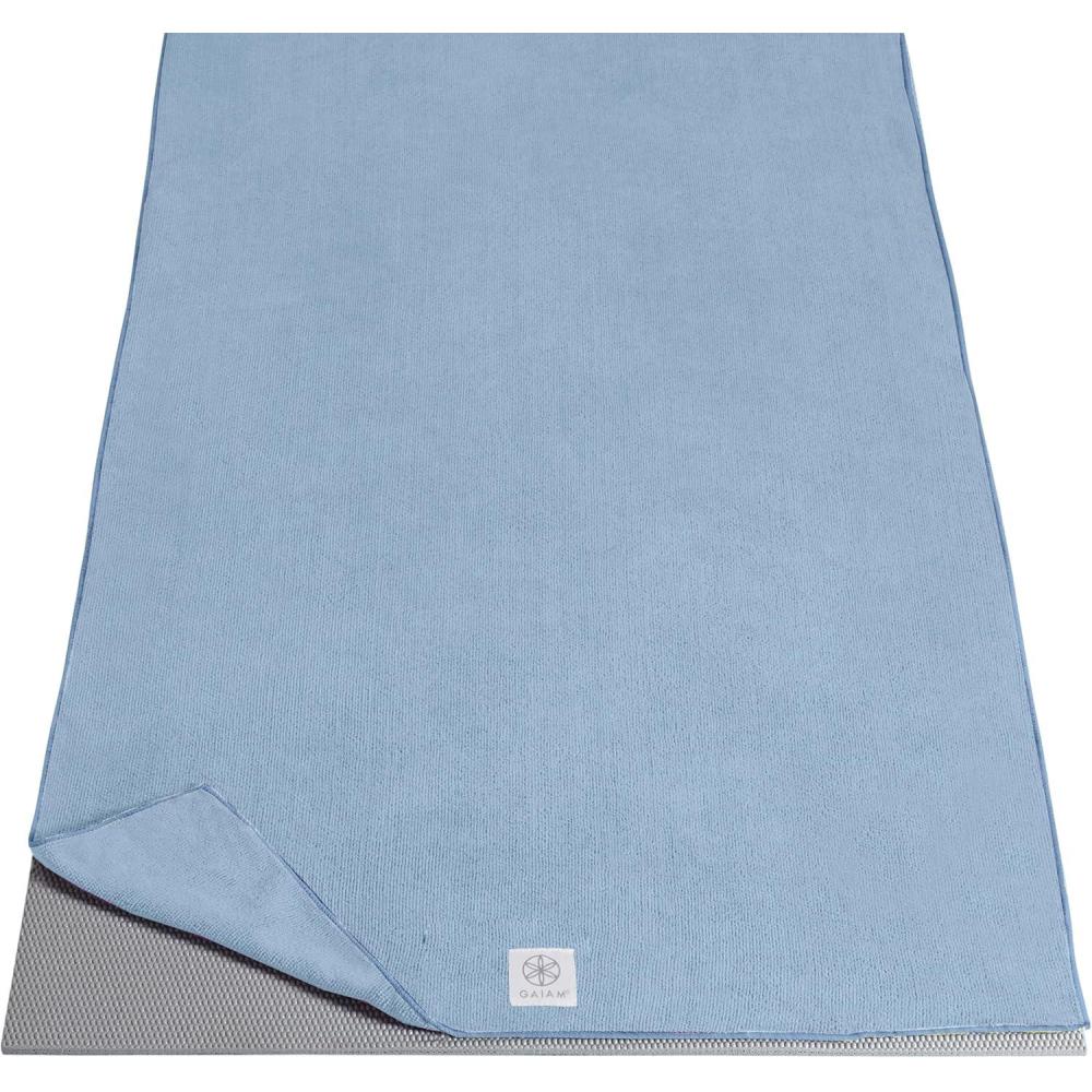 imageGaiam Yoga Mat Towel Microfiber MatSized Yoga Towel for Hot Yoga 68 L x 24 W SkywaySkyway