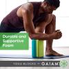 Gaiam Yoga Block – Supportive Latex-Free Eva Foam – Soft Non-Slip Surface with Beveled Edges for Yoga, Pilates, Meditation – Yoga Accessories for Stability, Balance, Deepen Stretches(Navajo Frost)