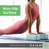Gaiam Yoga Block – Supportive Latex-Free Eva Foam – Soft Non-Slip Surface with Beveled Edges for Yoga, Pilates, Meditation – Yoga Accessories for Stability, Balance, Deepen Stretches(Navajo Indigo Ink)