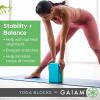 Gaiam Yoga Block – Supportive Latex-Free Eva Foam – Soft Non-Slip Surface with Beveled Edges for Yoga, Pilates, Meditation – Yoga Accessories for Stability, Balance, Deepen Stretches(Navajo Frost)