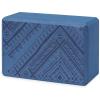 Gaiam Yoga Block – Supportive Latex-Free Eva Foam – Soft Non-Slip Surface with Beveled Edges for Yoga, Pilates, Meditation – Yoga Accessories for Stability, Balance, Deepen Stretches(Navajo Indigo Ink)