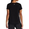 Gaiam Women’s Mindful Flower Graphic Crewneck T-Shirt, Relaxed Fit, Stretch Lightweight Material, Curved Hem(Black (Tap Shoe) – Moon)