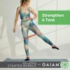 Gaiam Home Pilates Kit, All-in-One Workout Set with Mini Bands, 12-Inch Flexible Toning Ring, 8-Inch Ab Core Ball, Stretch Strap, Grippy Socks & Mesh Carry Bag, Pilates Kit for Home Workouts