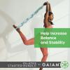 Gaiam Home Pilates Kit, All-in-One Workout Set with Mini Bands, 12-Inch Flexible Toning Ring, 8-Inch Ab Core Ball, Stretch Strap, Grippy Socks & Mesh Carry Bag, Pilates Kit for Home Workouts