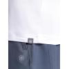 Gaiam Men’s Everyday Basic Raglan Top, Standard Fit, Stretch Midweight Jersey Material(Stark White)