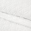 Gaiam Microfiber Quilt – Plain Weave, Soft Brushed Finish, Lightweight & Easy Care, Printed- Full/Queen Mandala Blues(White)