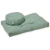 Gaiam Zabuton Meditation Cushion – Yoga Pillow Designed for Comfort During Meditation – Soft and Thick Floor Pillow for Pressure Relief – Machine Washable Cover – 35″ L x 24″ W x 4″ H(Sage)