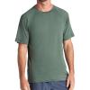 Gaiam Men’s Everyday Basic Raglan Top, Standard Fit, Stretch Midweight Jersey Material(Duck Green)